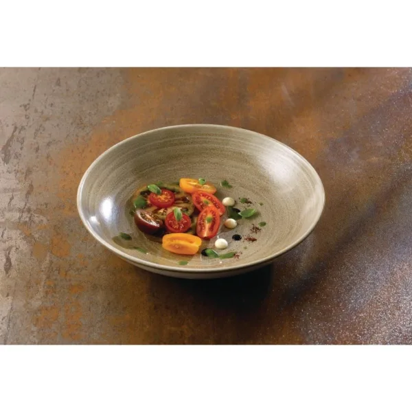 Churchill Stonecast Patina Antique Coupe Bowls Taupe 182mm
