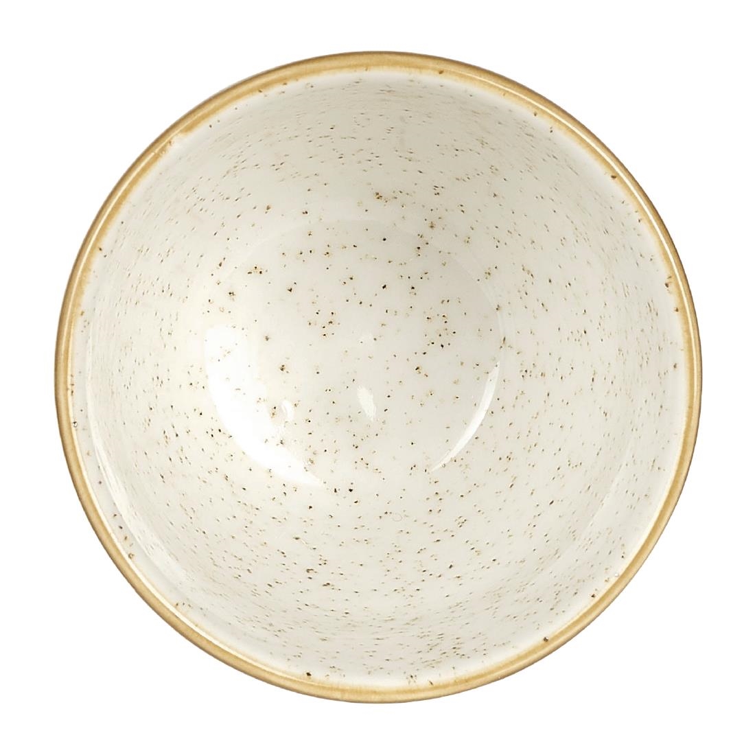 Churchill Stonecast Round Chip Mugs Barley White Ripple 285ml