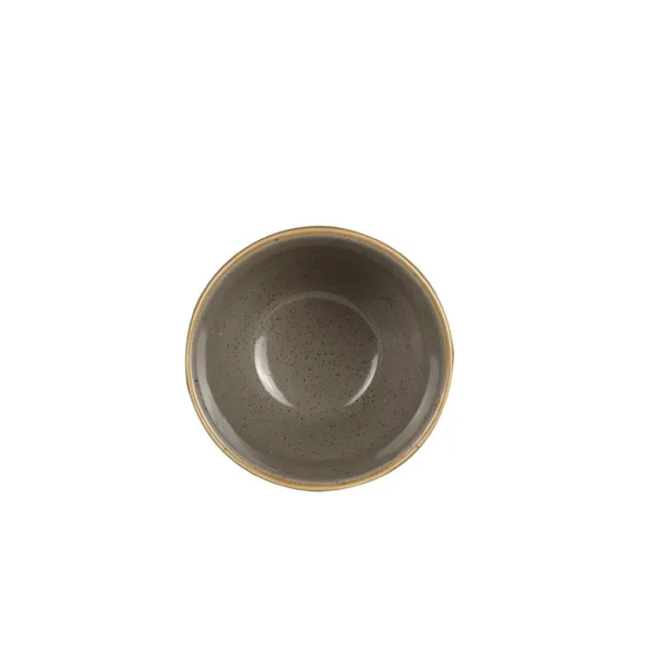 Churchill Stonecast Round Ripple Chip Mugs Peppercorn Grey 285ml