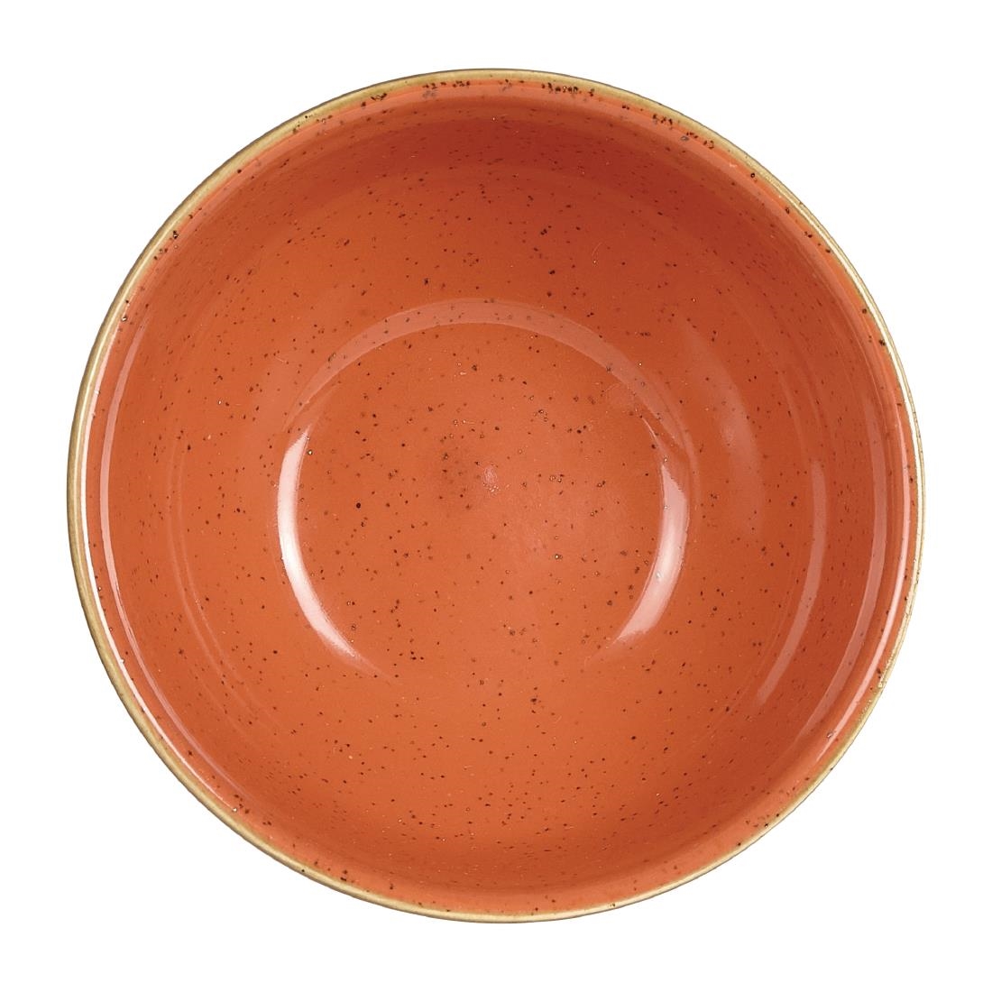 Churchill Stonecast Spiced Orange Soup Bowls 132mm