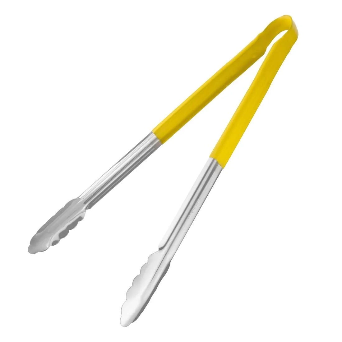Hygiplas Colour Coded Serving Tong Yellow 405mm - Image 1
