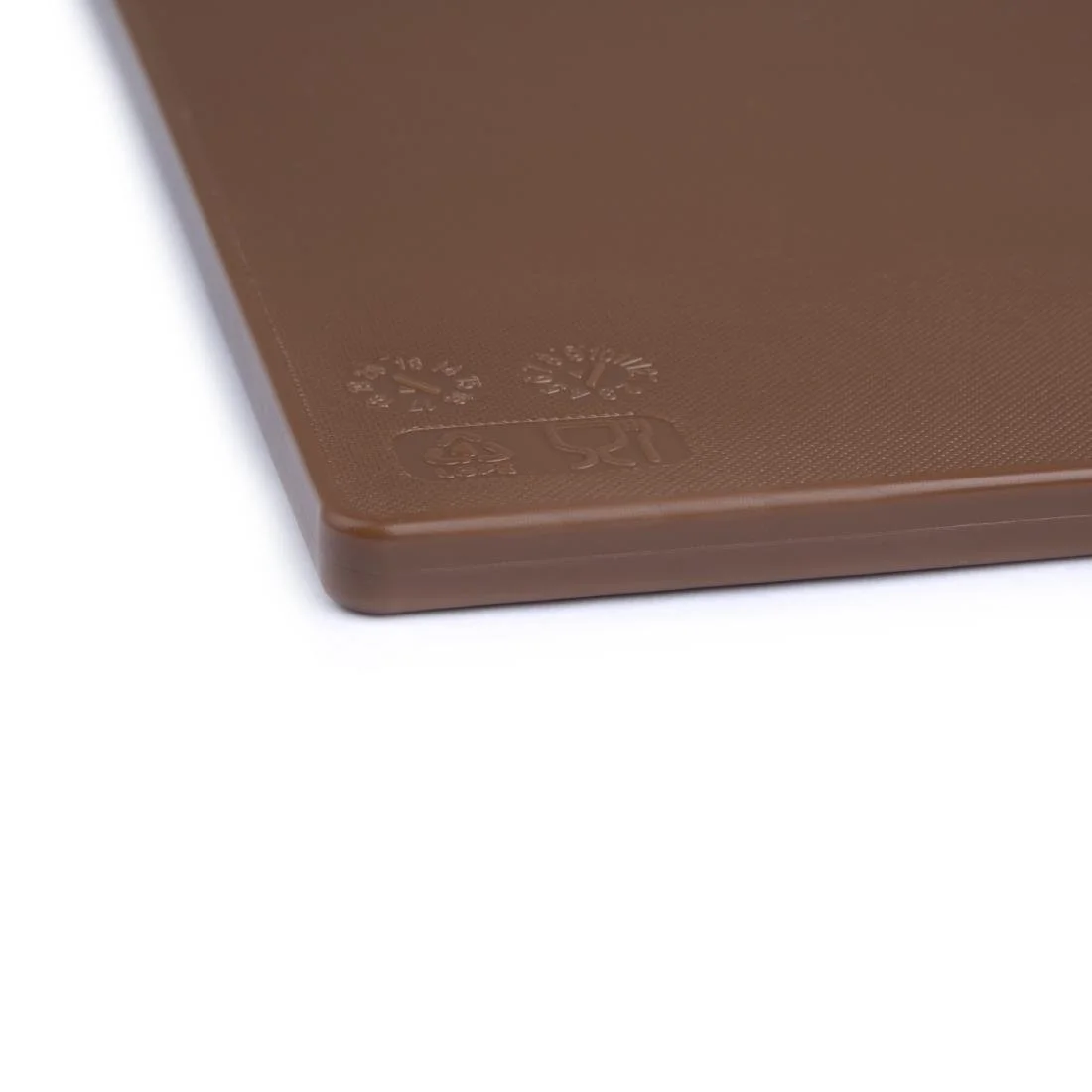 Hygiplas Low Density Antibacterial Chopping Board Brown 450x300x10mm - Image 6