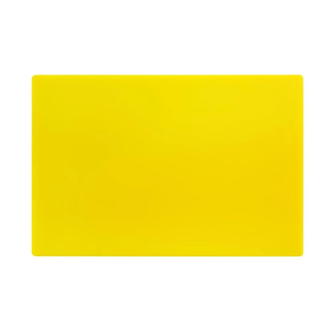 Hygiplas Low Density Antibacterial Chopping Board Yellow 450x300x10mm - Image 5