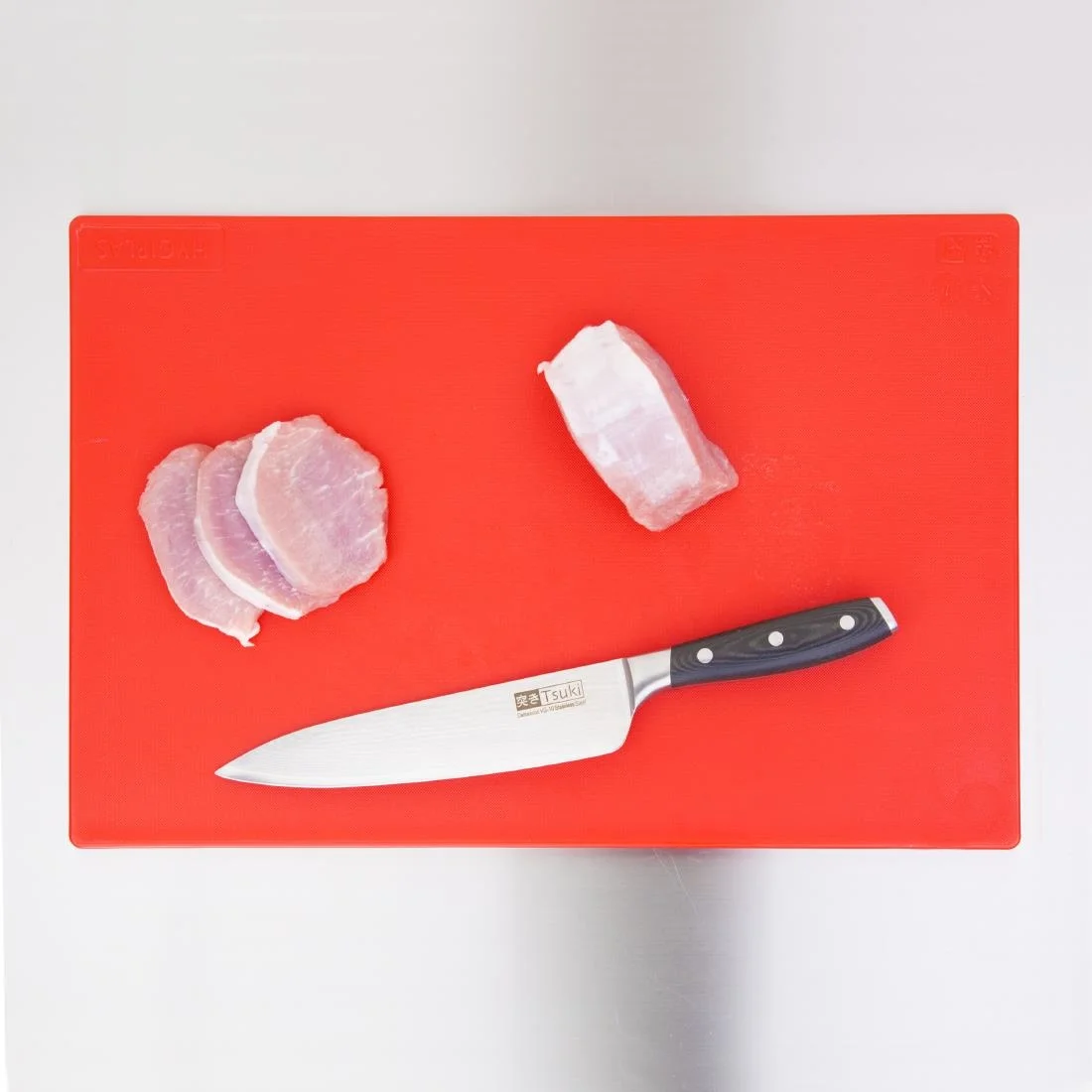 Hygiplas Low Density Antibacterial 6-Piece Chopping Board Set 450x300x10mm - Image 3