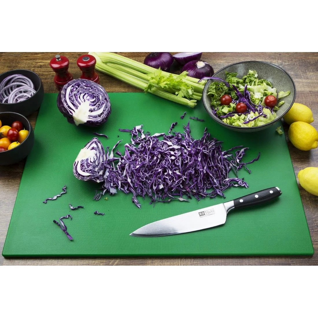 Hygiplas Low Density 6-Piece Chopping Board Set 600x450x10mm - Image 3