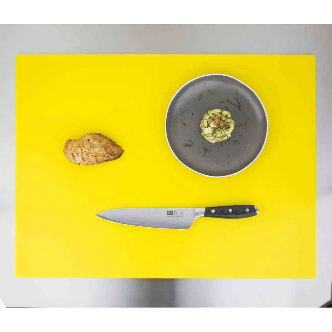 Hygiplas Low Density Yellow Chopping Board - Image 4