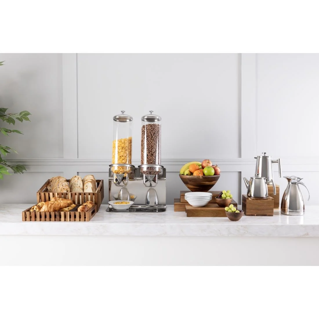 Olympia Insulated Stainless Steel Cafetiere 6 Cup