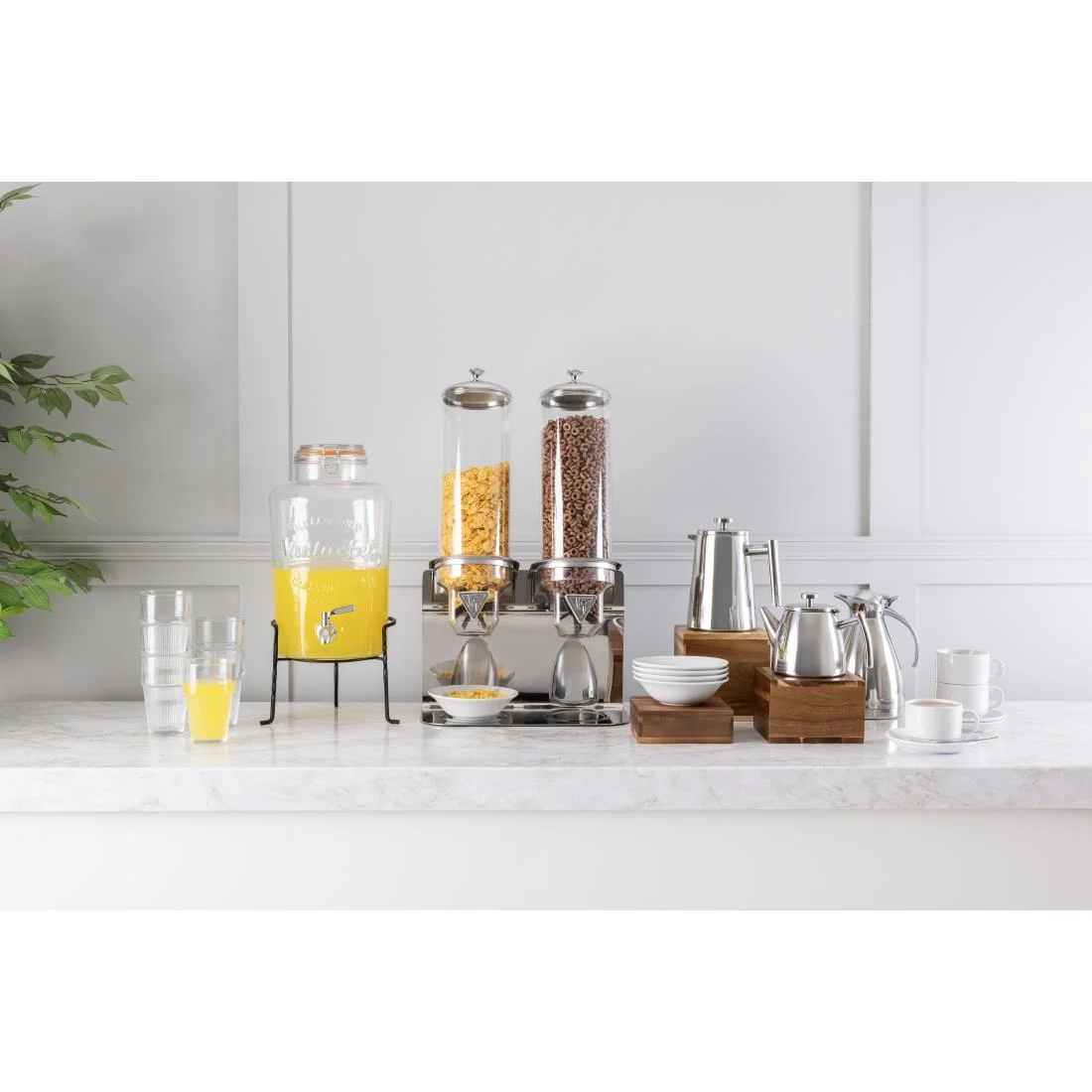 Olympia Insulated Stainless Steel Cafetiere 6 Cup - Image 3