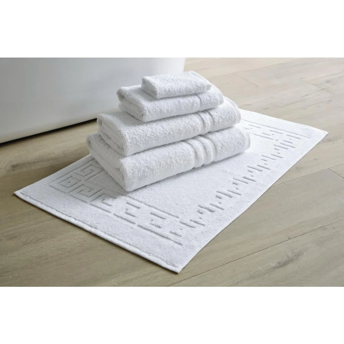 Mitre Eco Towel - White Bath Mat 500x760mm - Image 5