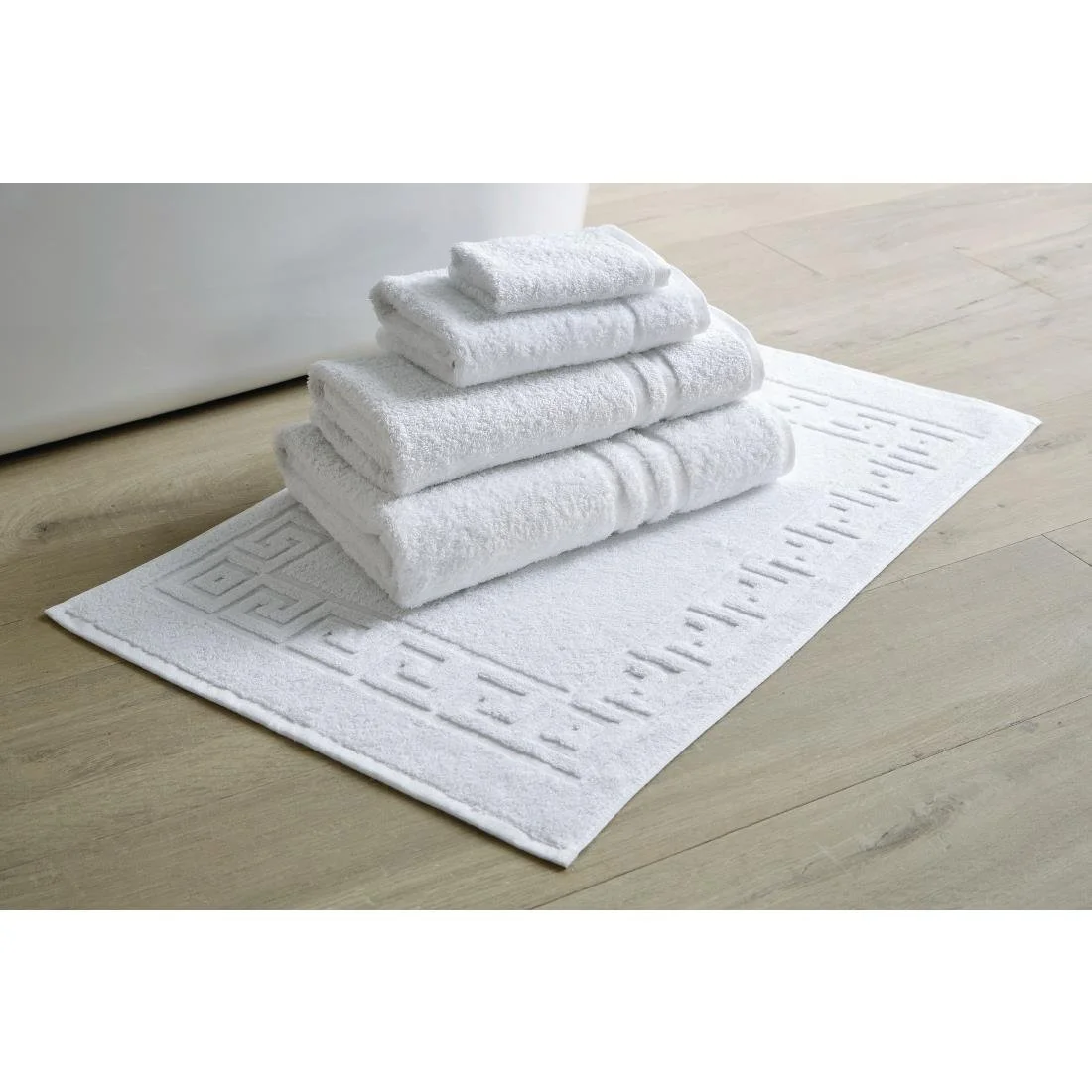 Mitre Eco Towel - White Bath Mat 500x760mm - Image 5