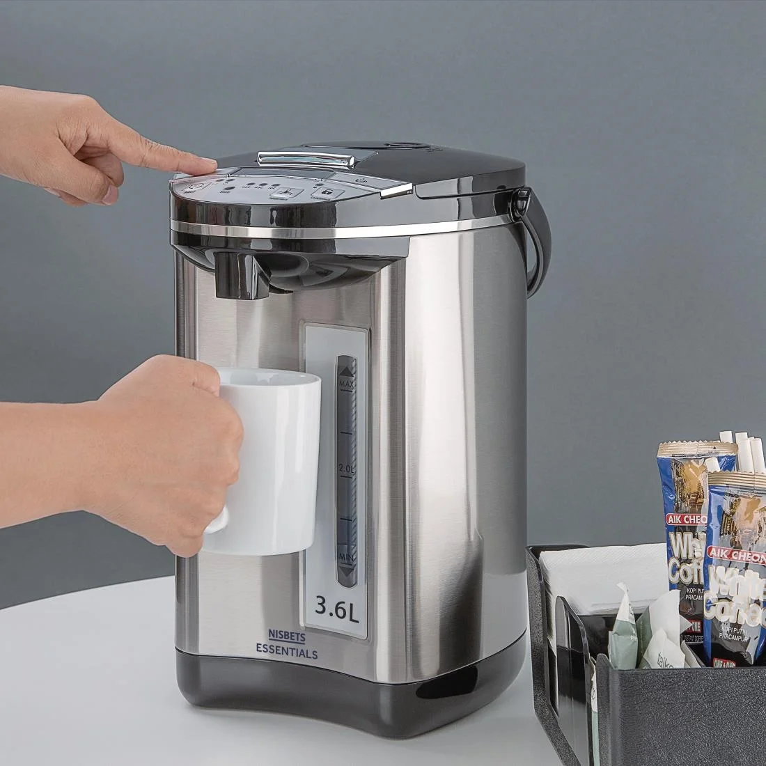 Nisbets Essentials Electric Airpot 3.6Ltr - Image 5