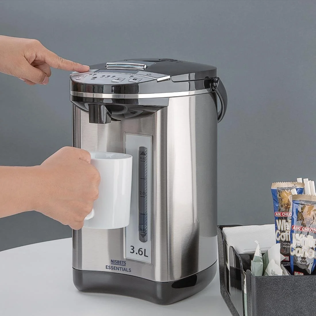 Nisbets Essentials Electric Airpot 3.6Ltr - Image 5