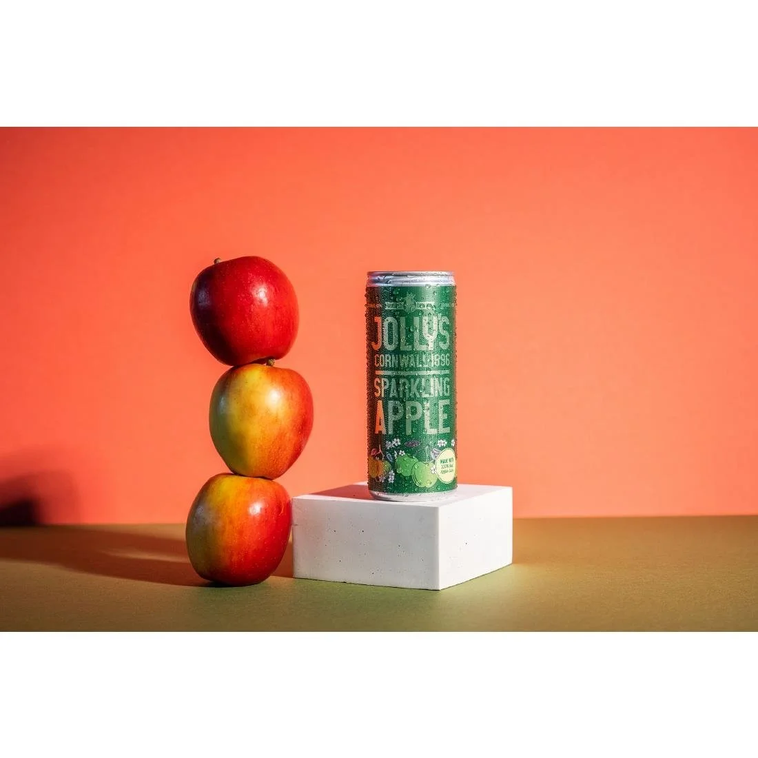 Jolly's Cornish Sparkling Apple Juice Cans 250ml (24 Pack) - Image 8