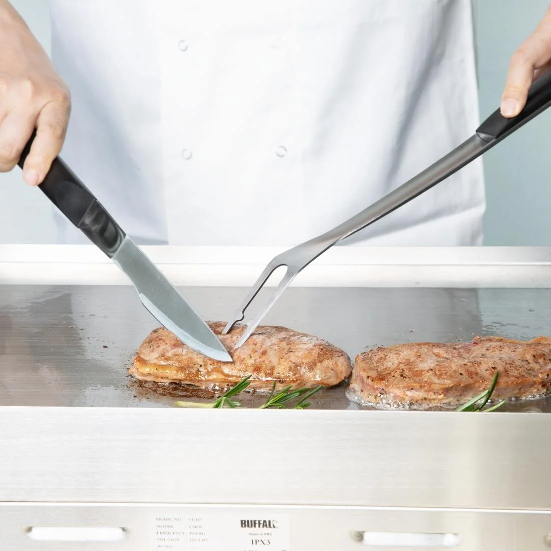 Vogue BBQ Fork Stainless Steel 45.2cm - Image 6