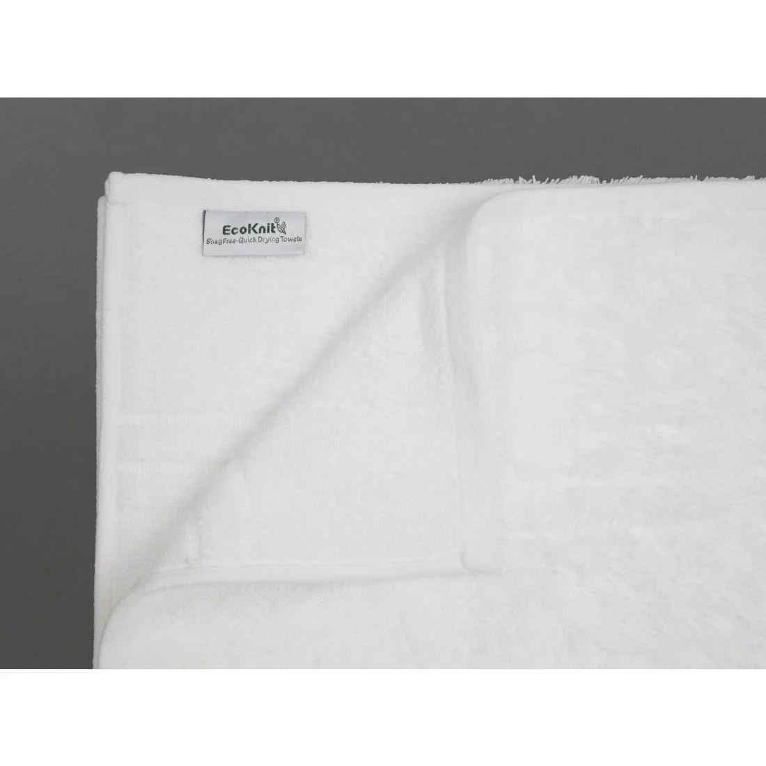 EcoKnit Bath Towel White, 600gsm - Image 10