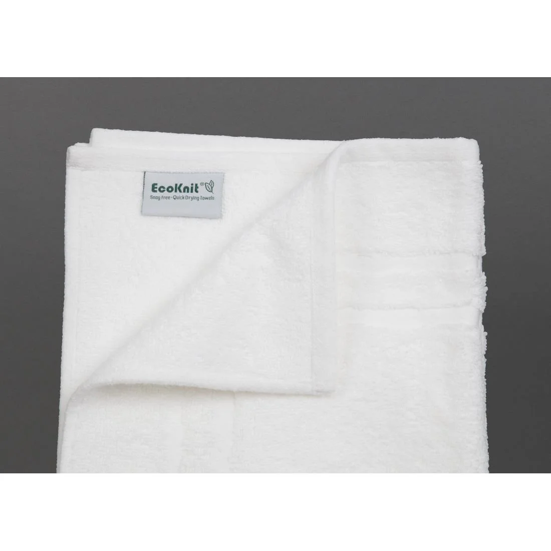 EcoKnit Bath Mat White, 800gsm - Image 6