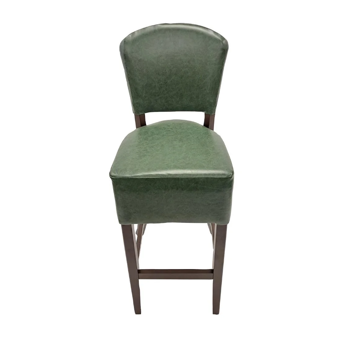 Hanoi Bar Chair in Dark Walnut with Bison Cedar Vinyl - Image 3