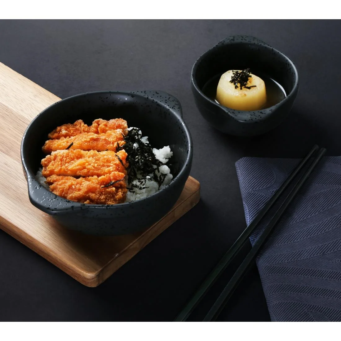 Olympia Fusion Eared Bowls 640ml (4 Pack) - Image 7