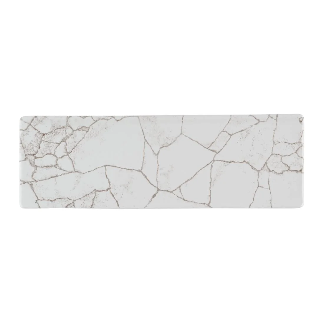 Churchill Studio Prints Kintsugi Agate Grey Oblong Plates 330x110mm (6 Pack)