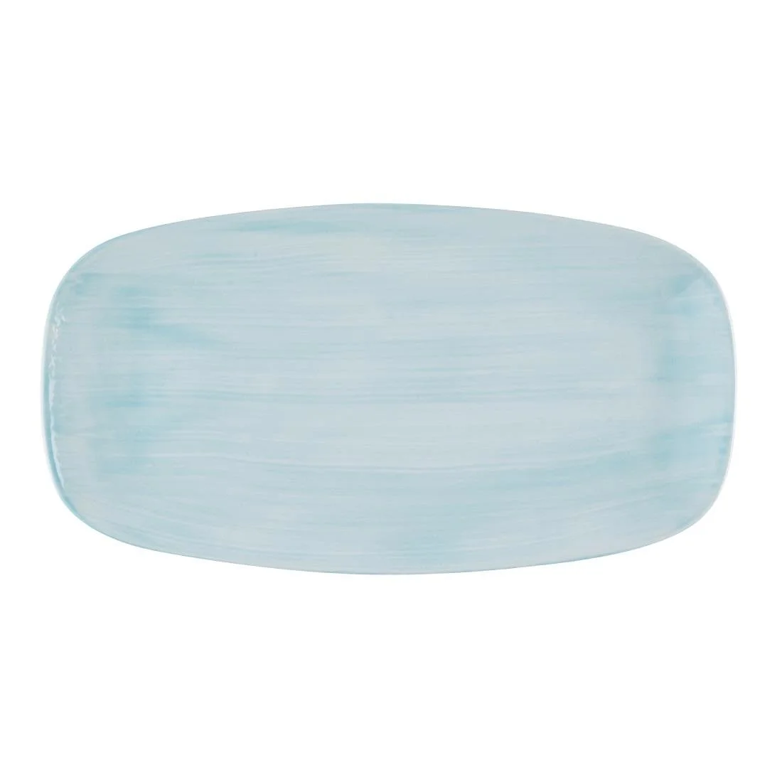 Churchill Stonecast Canvas Breeze Chef's Oblong Plates 350x187mm (6 Pack)