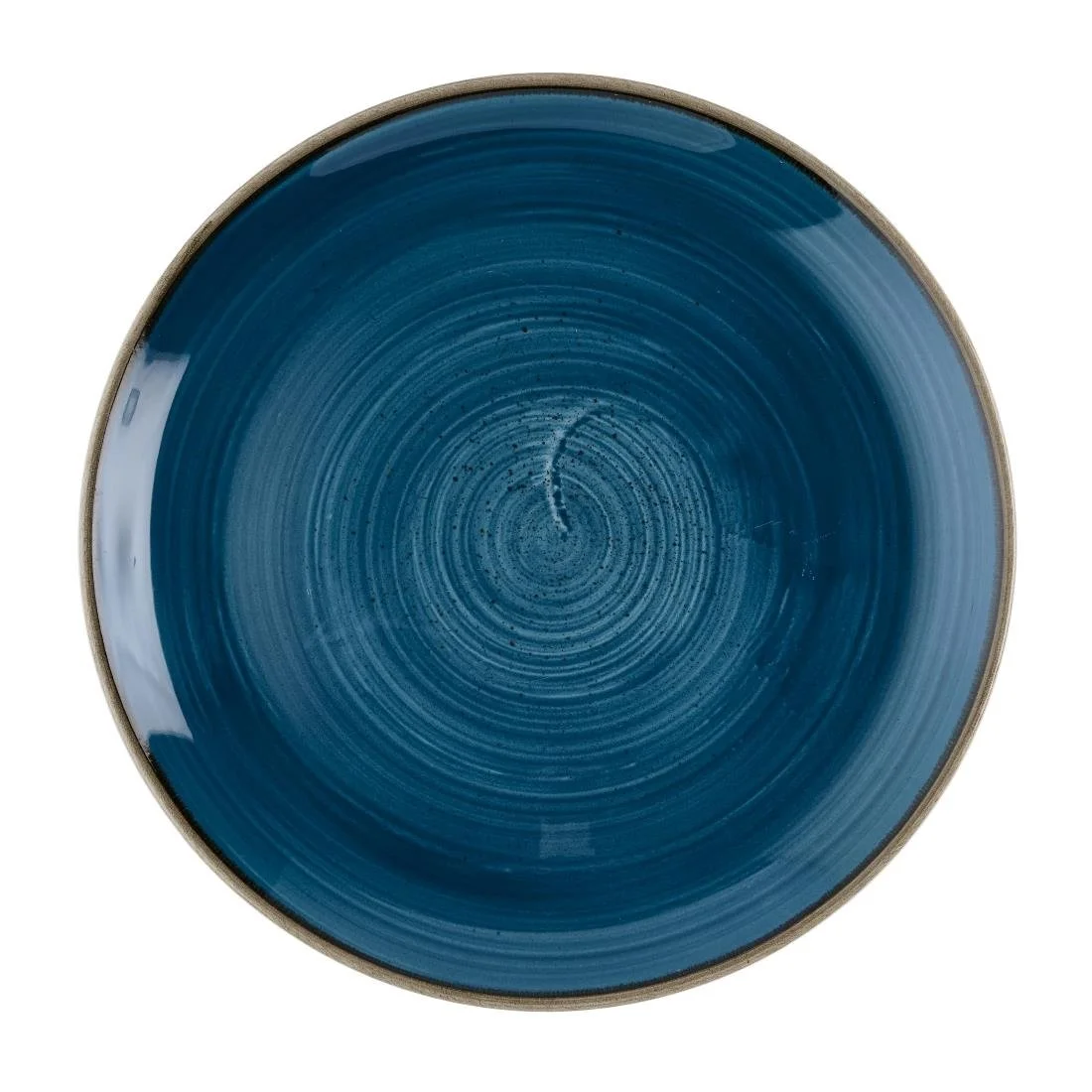 Churchill Stonecast Java Blue Evolve Coupe Plates 285mm (12 Pack)