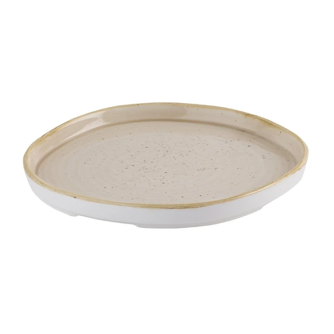 Churchill Stonecast Nutmeg Cream Organic Walled Plates 206mm (6 Pack) - Image 2