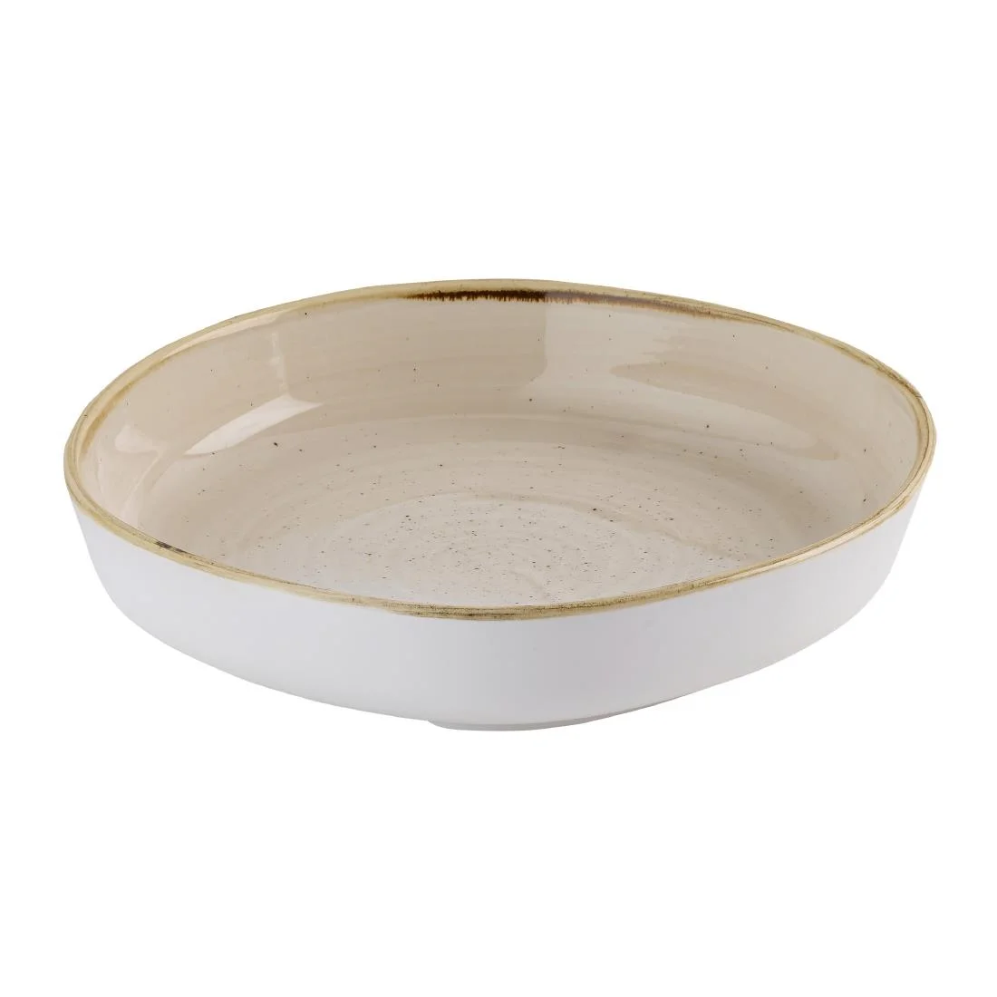 Churchill Stonecast Nutmeg Cream Organic Walled Bowls 197mm (6 Pack) - Image 2