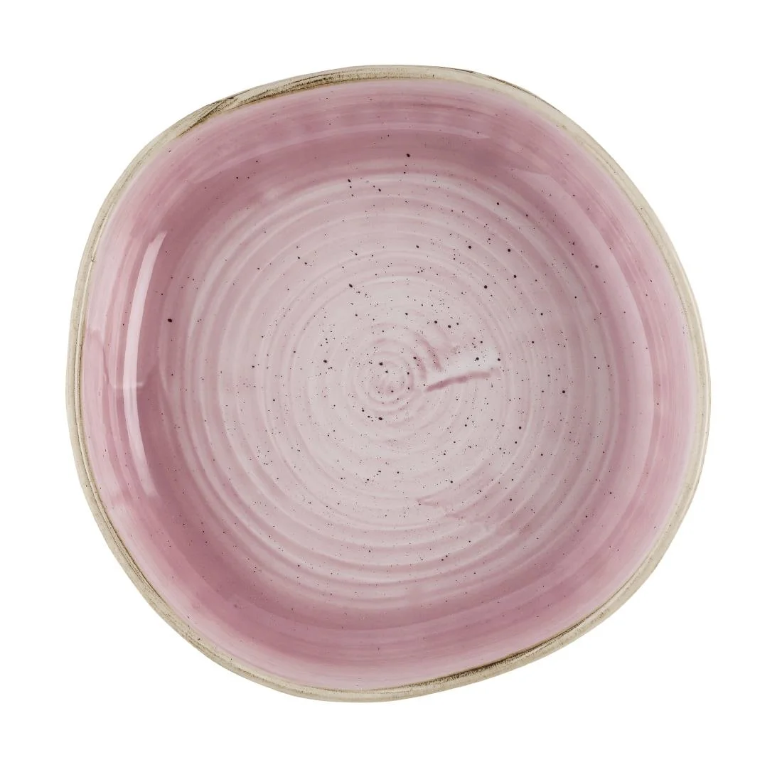 Churchill Stonecast Petal Pink Organic Walled Bowls 197mm (6 Pack)