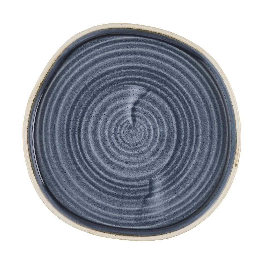 Churchill Stonecast Blueberry Organic Walled Plates 206mm (6 Pack)