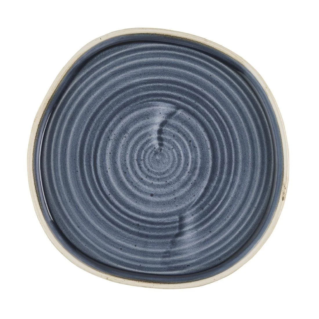 Churchill Stonecast Blueberry Organic Walled Plates 206mm (6 Pack)