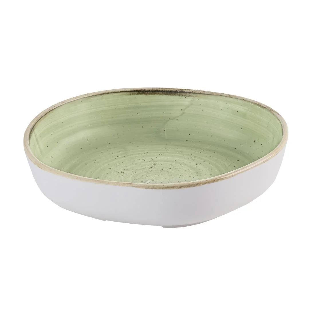 Churchill Stonecast Sage Green Organic Walled Bowls 197mm (6 Pack) - Image 2
