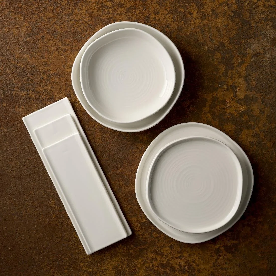 Churchill White Oblong Plates 250 x 90mm (6 Pack) - Image 2