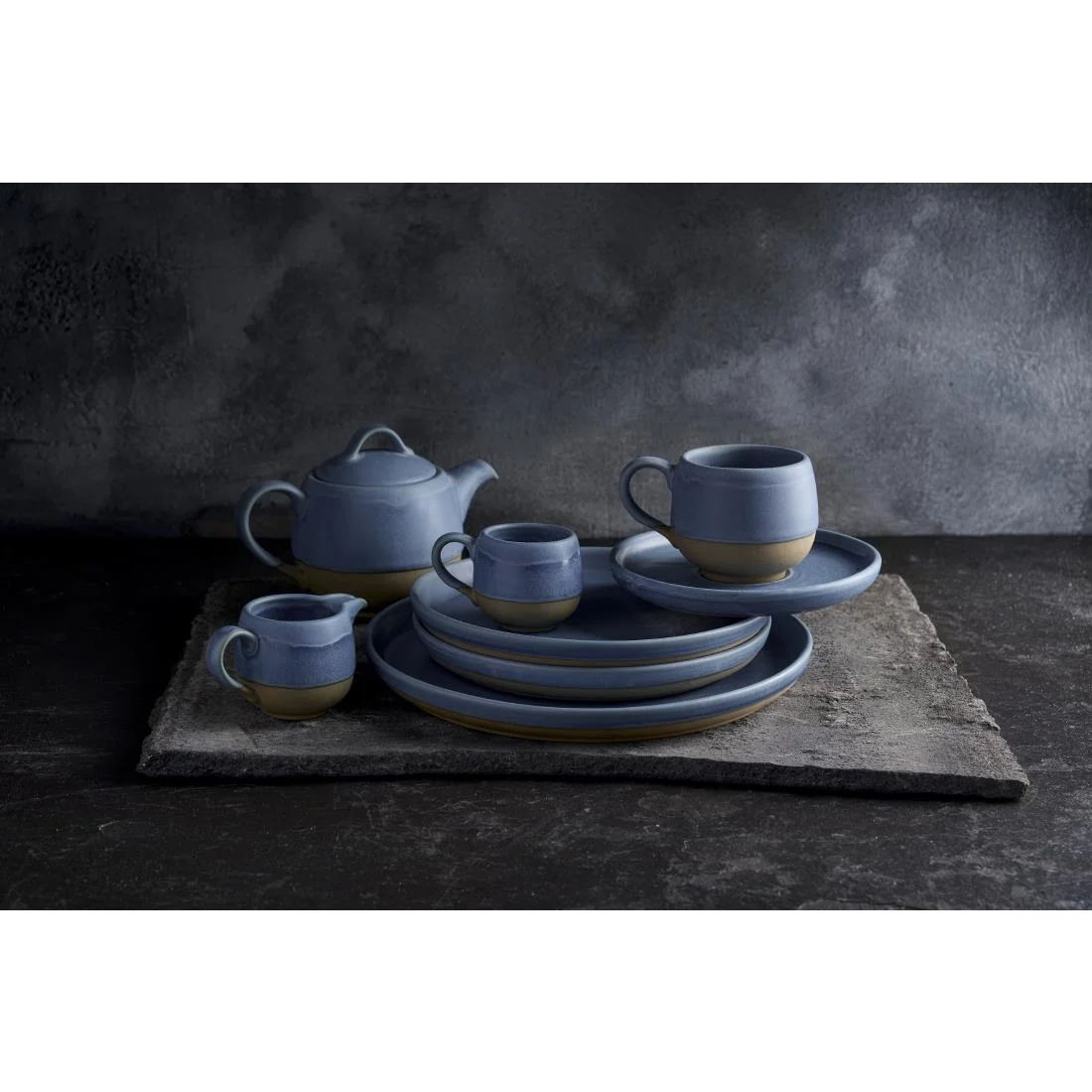 Churchill Emerge Oslo Blue Mugs 354ml (12 Pack) - Image 2