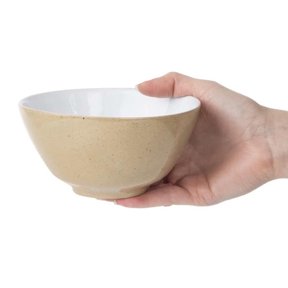 Olympia Raw Recycled Clay Deep Bowls Natural 140mm (6 Pack) - Image 10