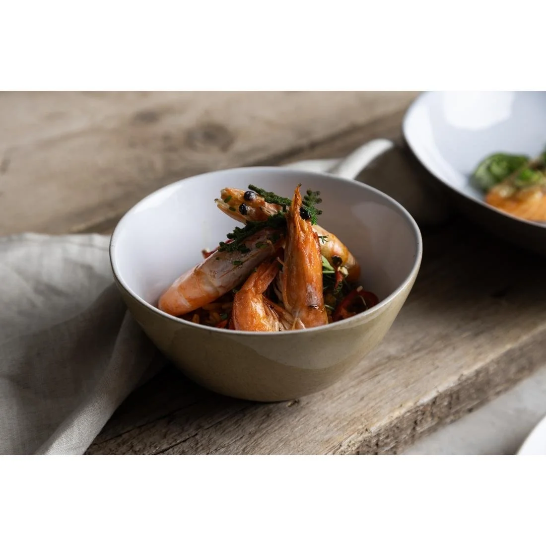 Olympia Raw Recycled Clay Deep Bowls Natural 140mm (6 Pack) - Image 12
