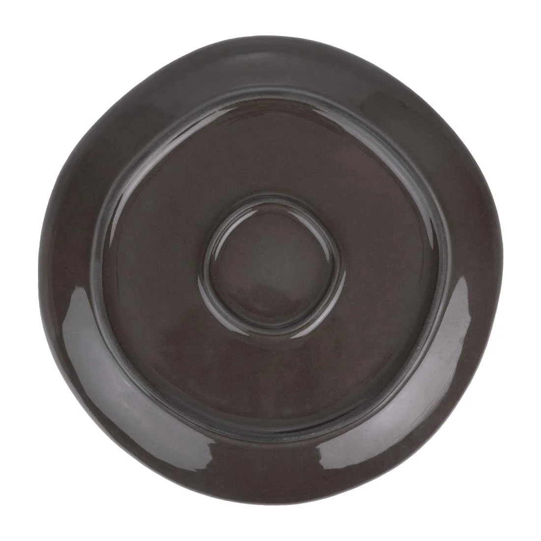 Olympia Raw Recycled Clay Coupe Plates Charcoal 220mm (6 Pack) - Image 9
