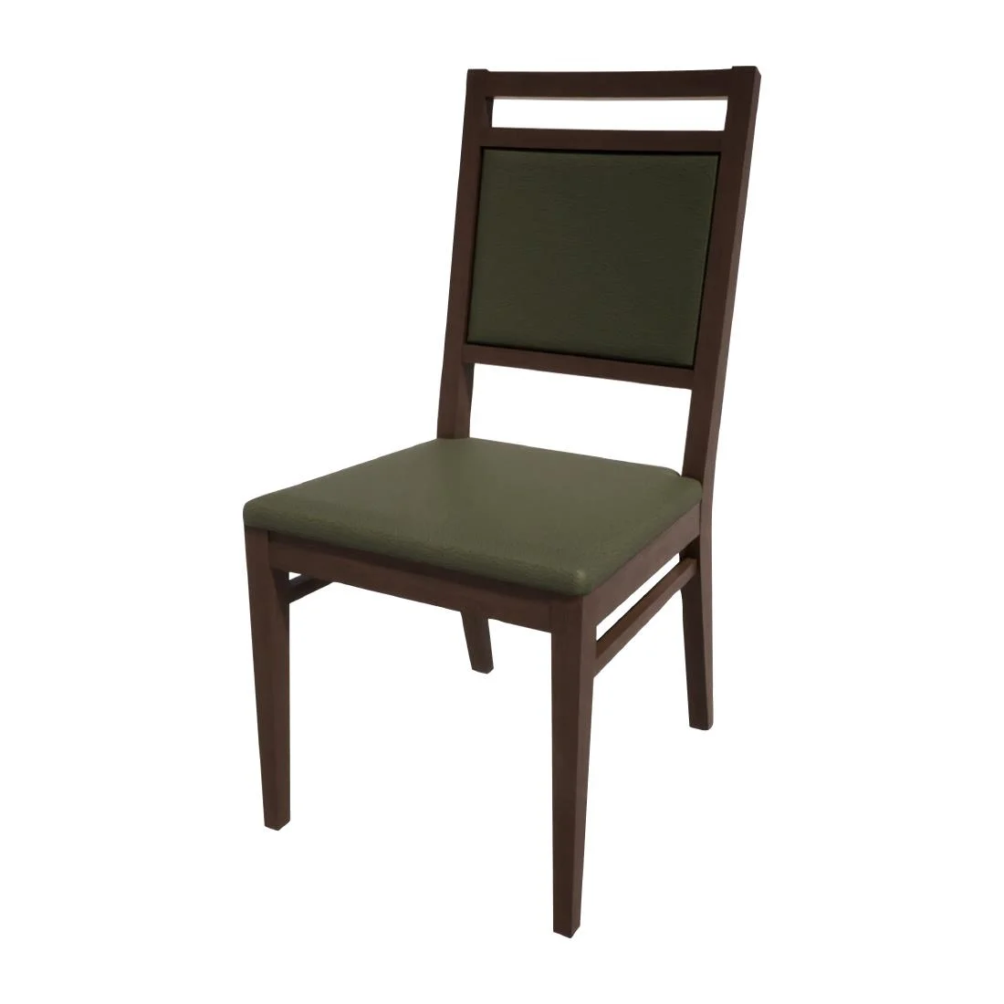 Bolero Bespoke Bia A Side Chair in Olive/Wenge