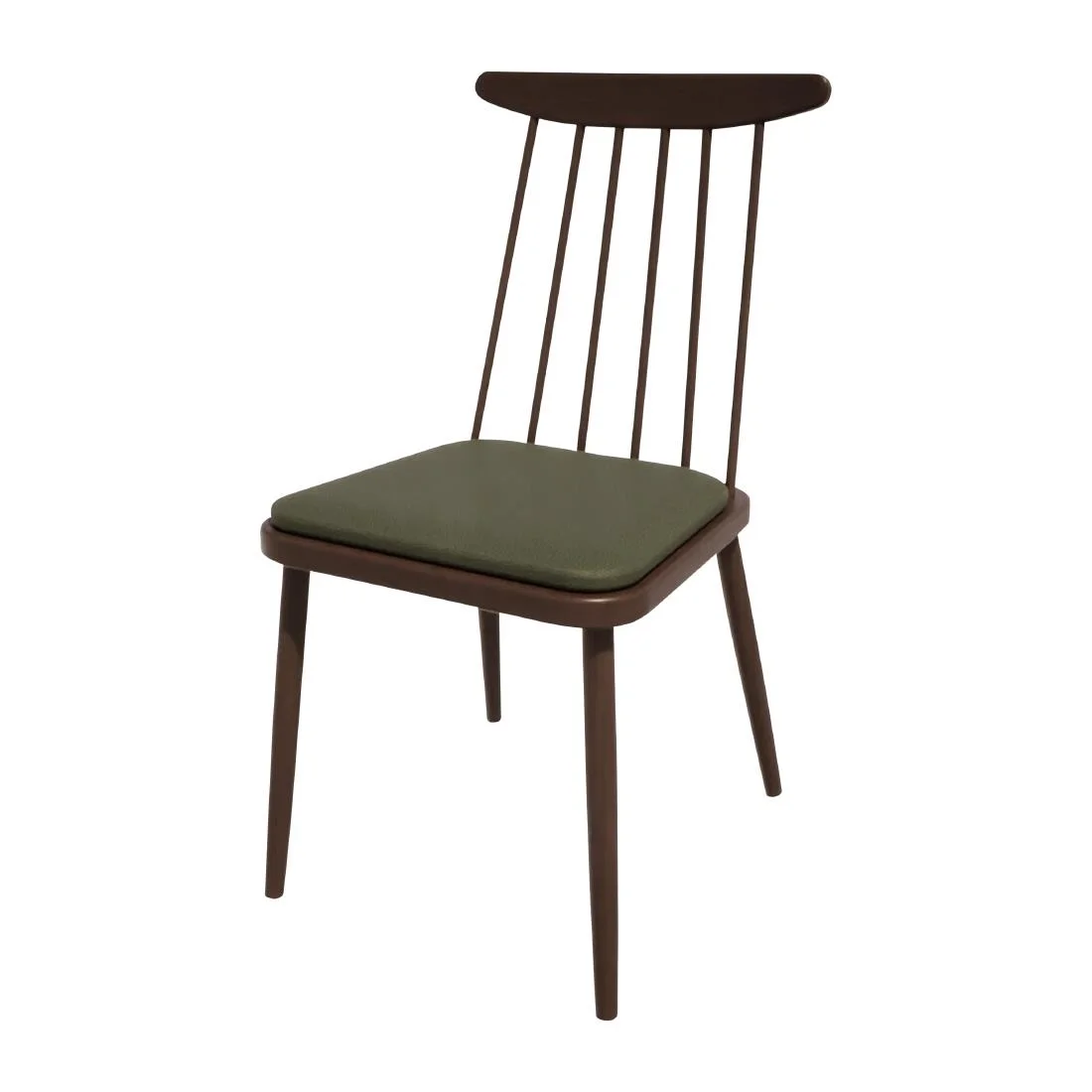 Bolero Bespoke Frank Side Chair Olive/Wenge