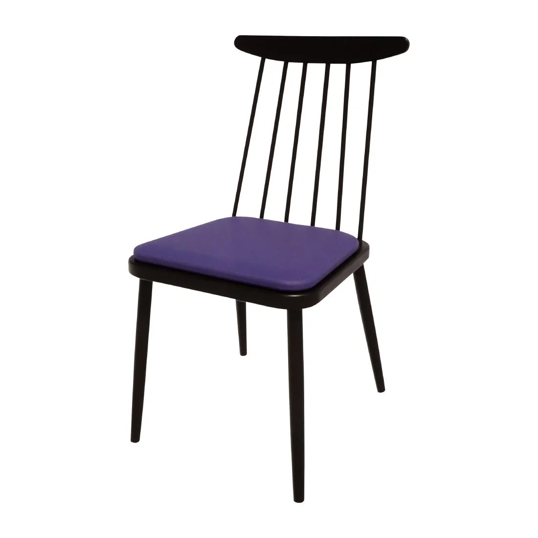 Bolero Bespoke Frank Side Chair Blue/Charcoal