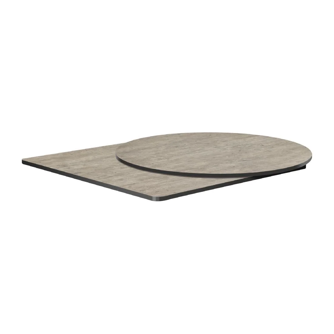 Extrema Round Cement Textured Table Top 600mm - Image 2