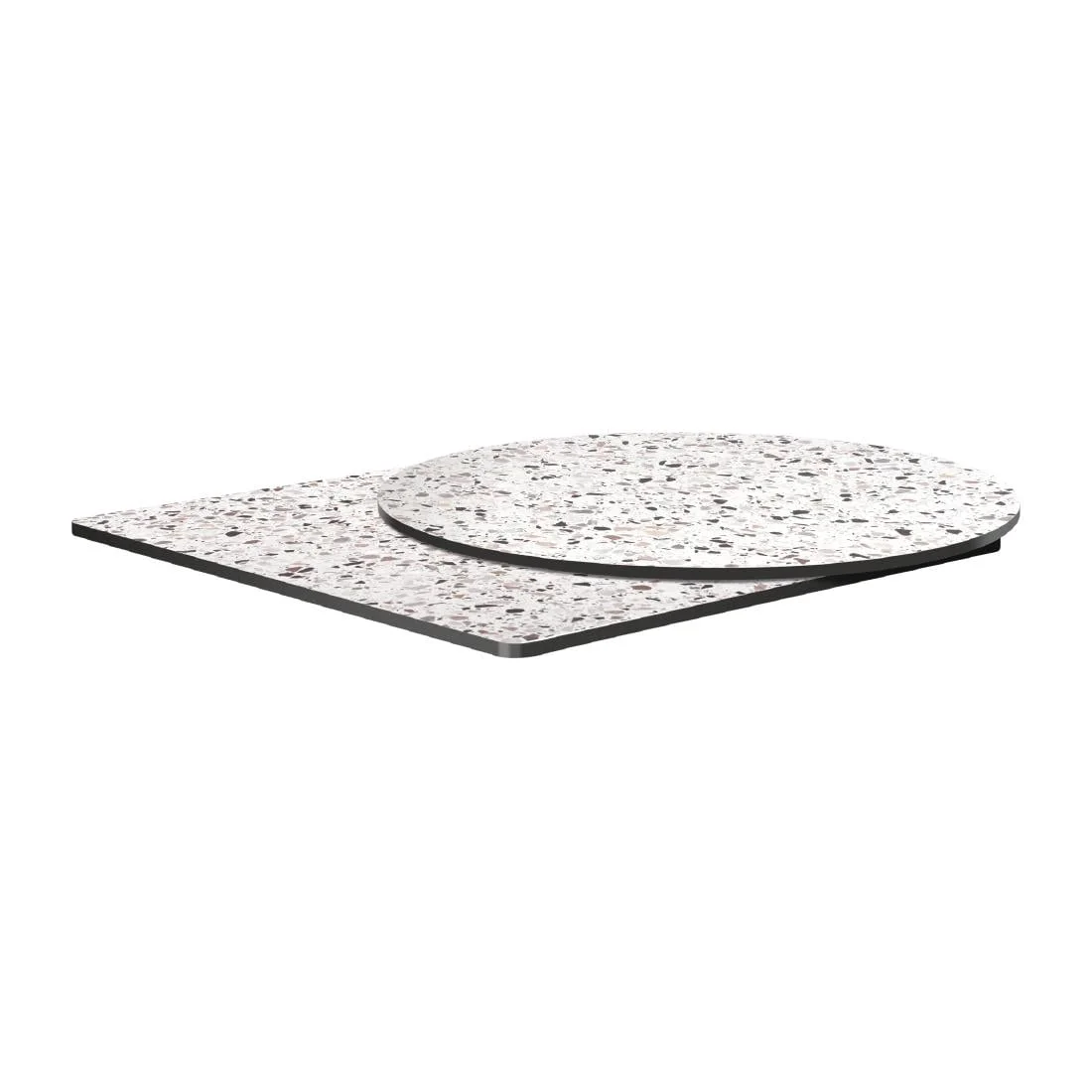 Extrema Round Mixed Terrazzo Table Top 600mm - Image 2
