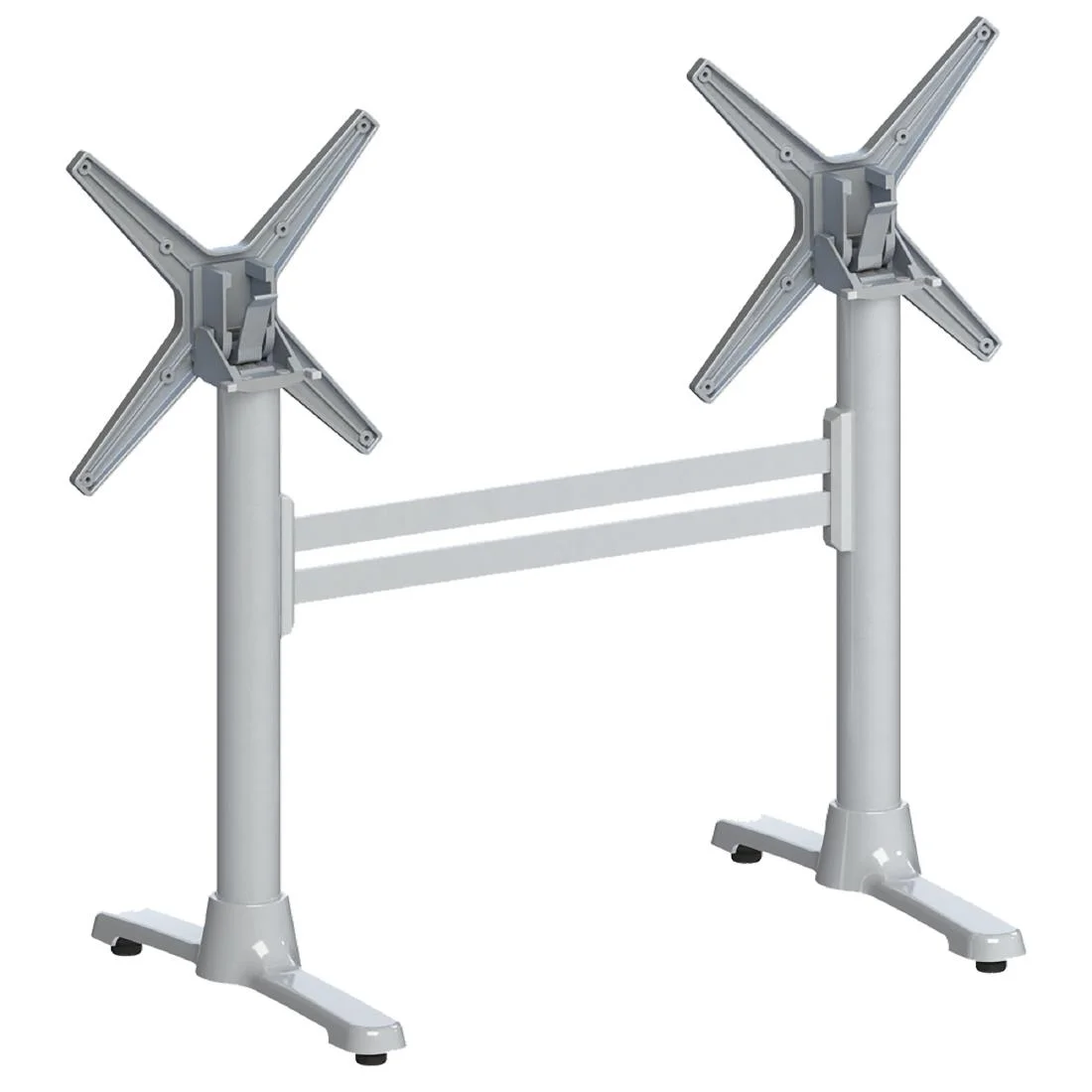 FLAT Auto Adjust ST22 EP Double Dining Table Base FlipTop