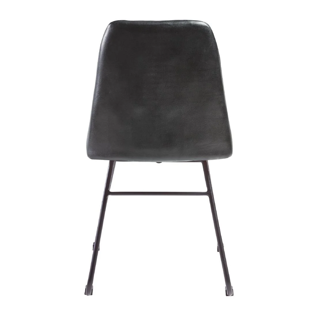 Harland Side Chair Leather Vintage Black (Pack of 2) - Image 2