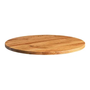 Solid Oak Natural Round Table Top 600mm