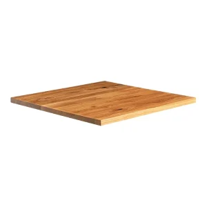 Solid Oak Natural Square Table Top 700x700mm