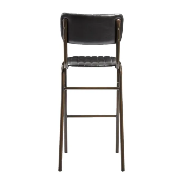 Tavo Stacking Bar Stool Vintage Black (Pack of 2)