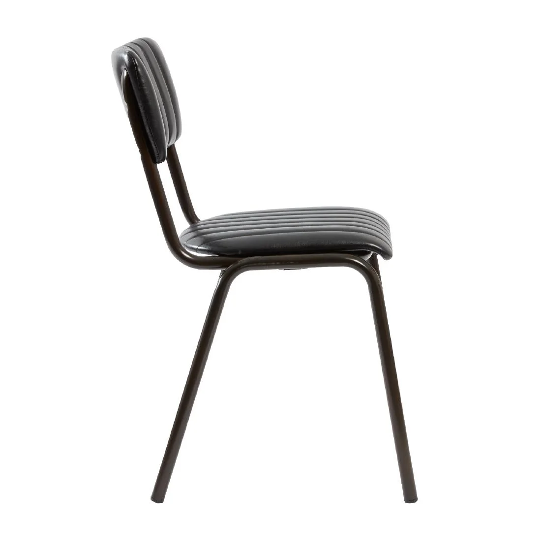 Tavo Stacking Side Chair Vintage Black (Pack of 2) - Image 4