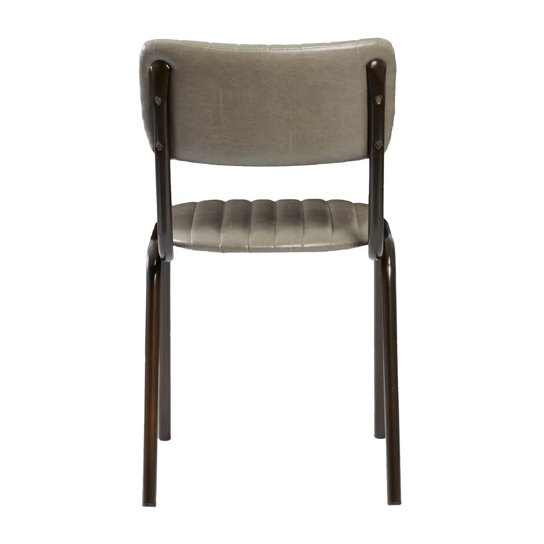Tavo Stacking Side Chair Vintage Dark Grey (Pack of 2) - Image 3