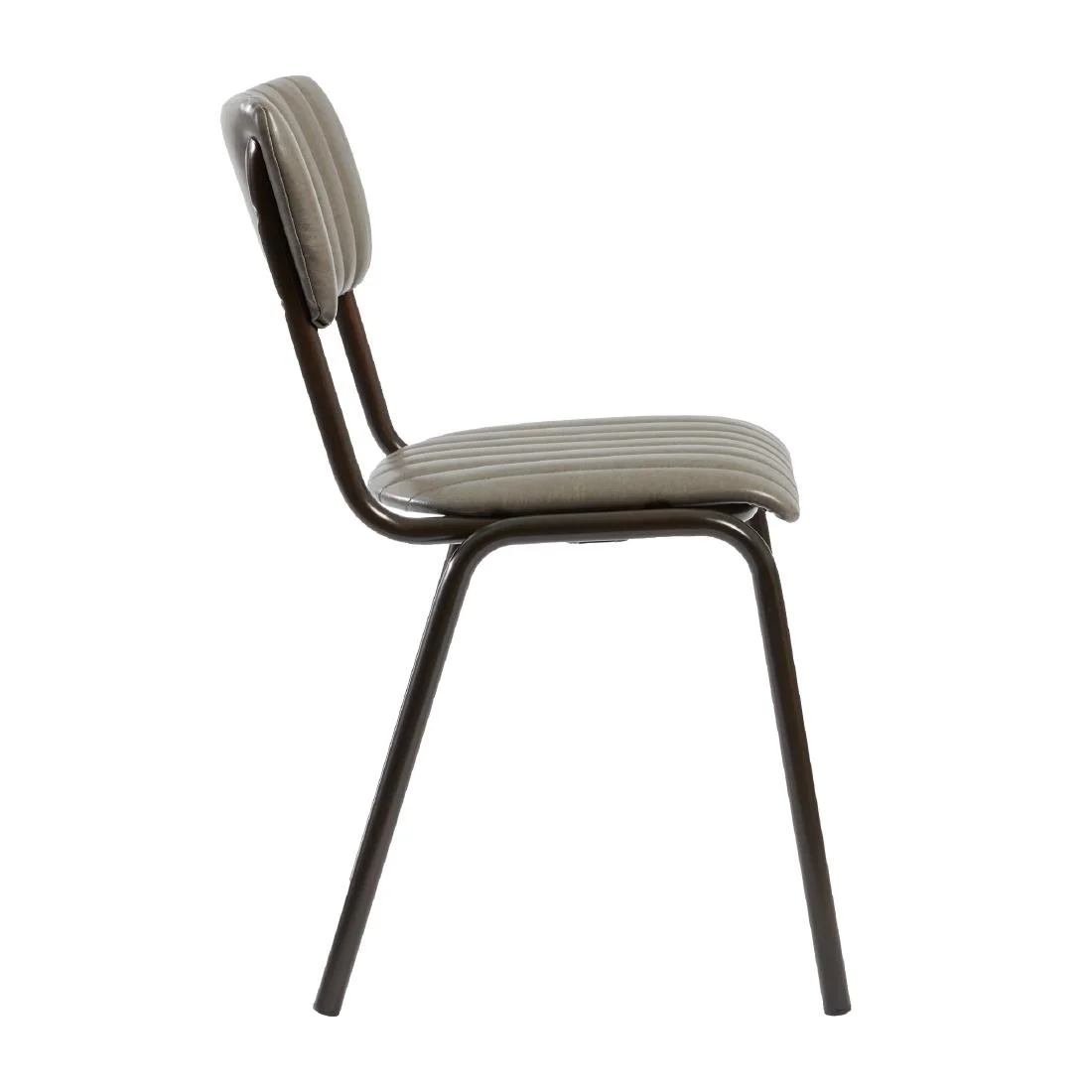 Tavo Stacking Side Chair Vintage Dark Grey (Pack of 2) - Image 4