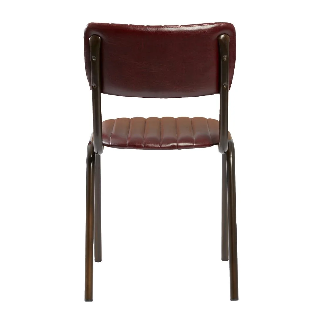 Tavo Stacking Side Chair Vintage Red (Pack of 2) - Image 3